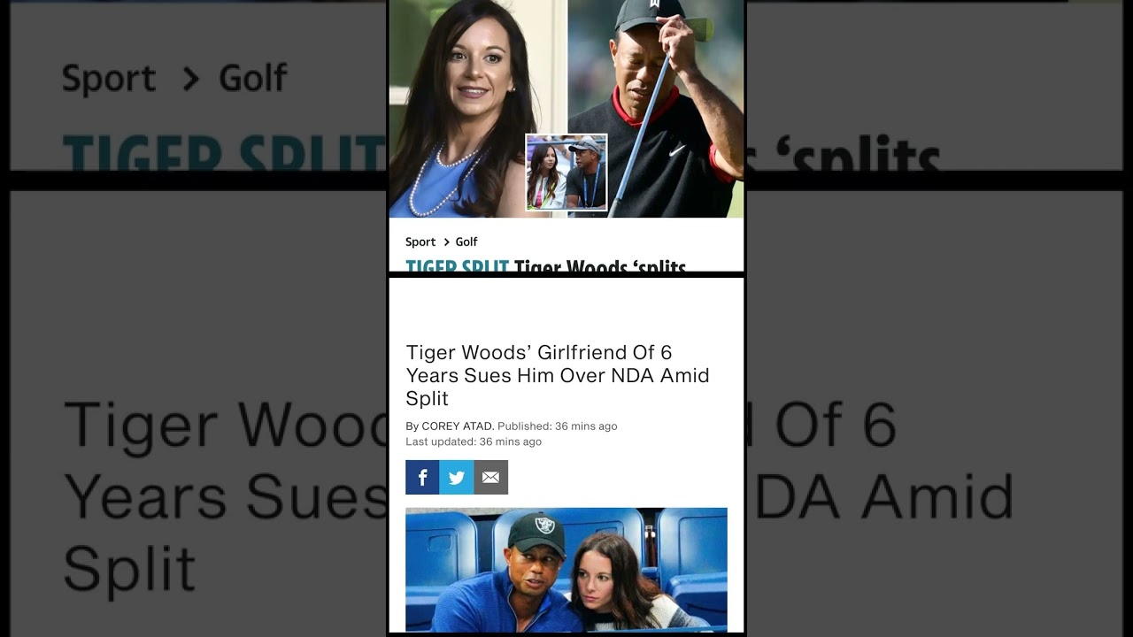 Tiger Woods' ex-girlfriend Erica Herman fighting NDA, cites sexual ...