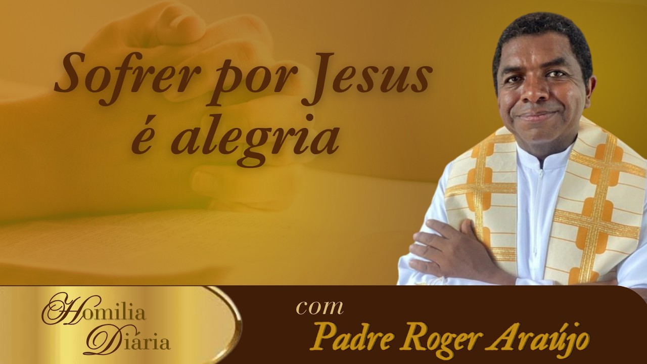 𝗛𝗼𝗺𝗶𝗹𝗶𝗮 - 17.04 | E os apóstolos saíram do Sinédrio contentes por terem sido considerados(Atos 5,41)