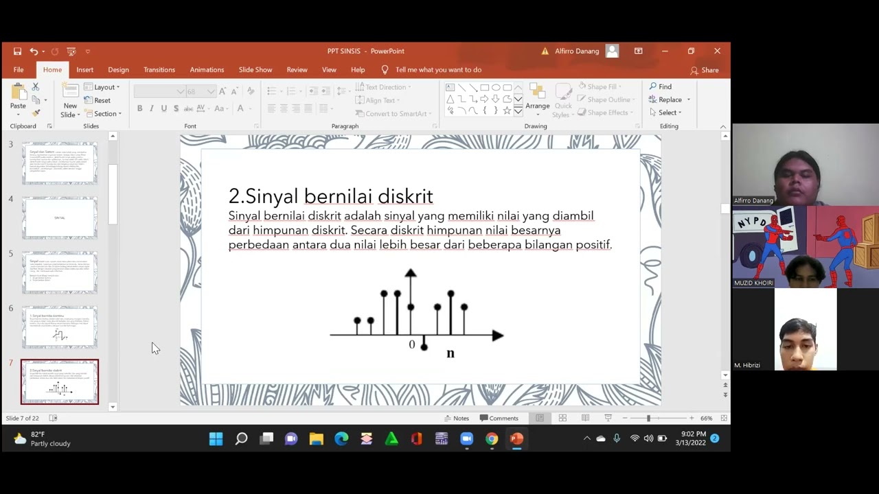 Tugas Simulasi Matlab Project Based Learning Sinyal Sistem
