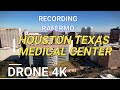 Houston texas medical center  4k drone
