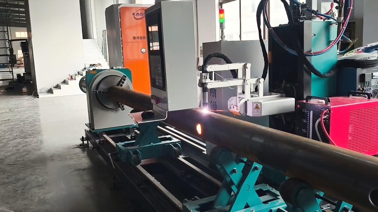 Cnc Round Pipe Plasma Cutting Machine