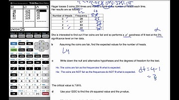 IB MAI HL - 4.11.1 Binomial Distribution - Chi Squared GOF - GDC