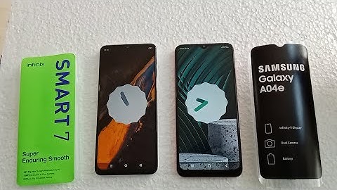 Samsung Galaxy A04e vs infinix smart 7 : speed test