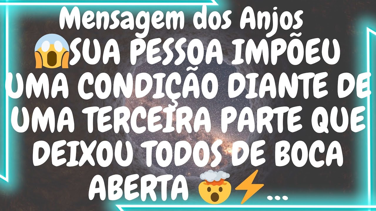 😱SUA PESSOA IMPÕEU UMA CONDIÇÃO DIANTE DE UMA TERCEIRA PARTE QUE DEIXOU TODOS DE BOCA ABERTA 🤯⚡…