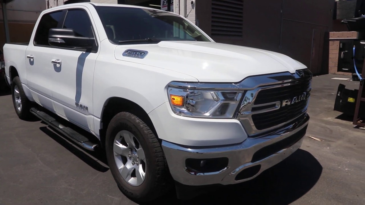 Ram 1500 Crew Cab Running Boards | 4' Wide Nerf Bars