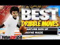 BEST DRIBBLE MOVES on NBA 2k24 (SEASON 7)- FASTEST DRIBBLE MOVES & COMBOS