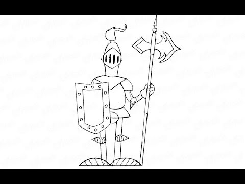 Как нарисовать рыцаря пошагово