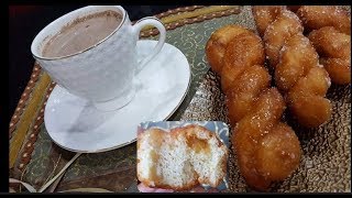دونات  خفاف وبنان بشكل مختلف لقهوة المساء مع أول ظهور ليا بصوتي Donuts délicieux et différents