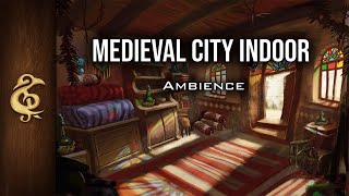 Medieval City Indoor (Layer it!) | Calm ASMR Ambience | 1 Hour #DnD #RPG