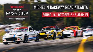 Mazda MX-5 Cup 2026 | Round 14 - Road Atlanta | Livestream