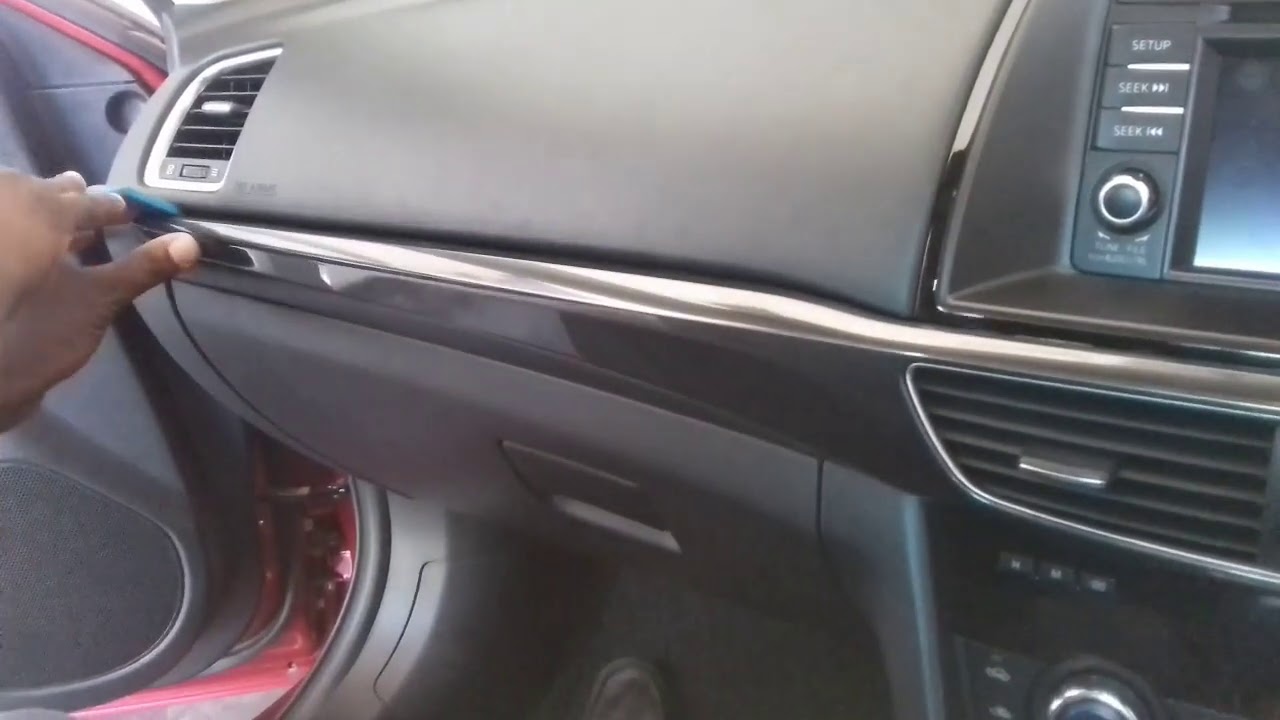 Update mazda 6 dash removal 20015