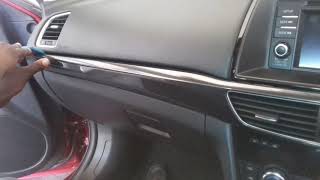 mazda 6 dash removal  20015