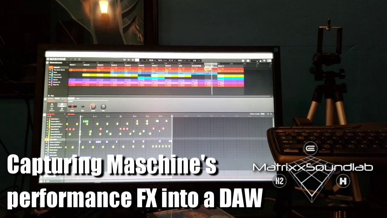 Capturing Maschine's Performance FX into a DAW