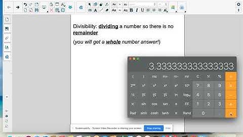 Introduction to Divisibility Rules