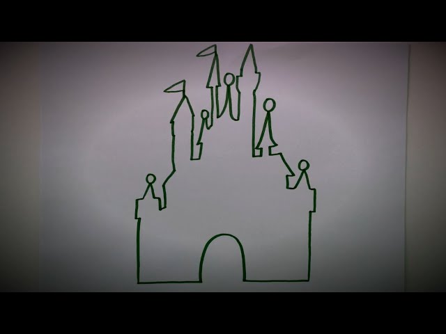 sleeping beauty castle silhouette - Google-søgning  Disney castle drawing,  Castle drawing, Disneyland castle