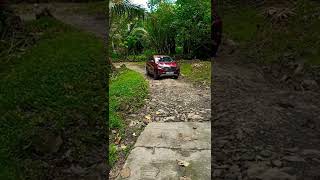 Toyota rush on rough road