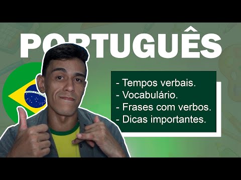 Português para estrangeiros  Verbos português, Aula de português