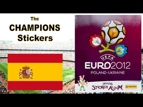The CHAMPIONS Stickers of Panini UEFA Euro Album 