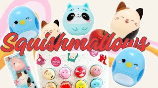 (ASMR) SQUISHMALLOW LIP BALMS!!!🩷 FULL UNPACKING 👌🏻#squishmallows