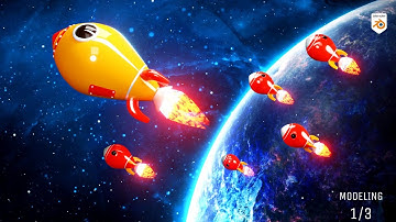 Stylized Rocket Modeling And Animation Tutorial For Beginner |Blender 2.9