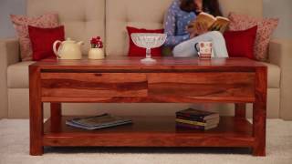 Wooden Coffee Tables - Hutson Coffee Tables Online With Best Wooden Coffee Table Design @ Wooden Street Wooden Street 