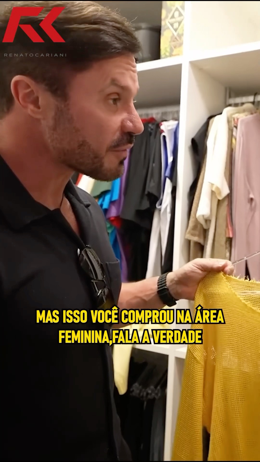 CARIANI NÃO ACREDITOU NO QUE VIU NO GUARDA-ROUPA DO TOGURO ? #renatocariani #juliobalestrin #toguro