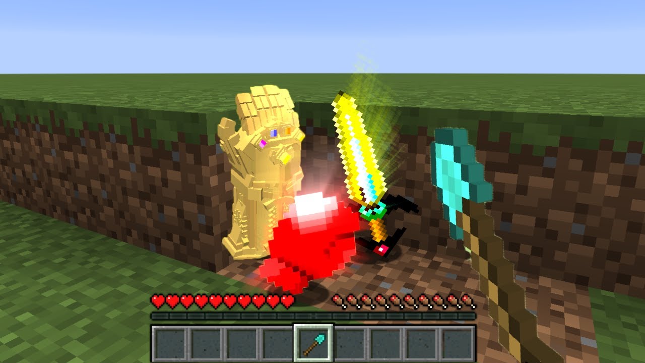 土からチートアイテムがドロップするマインクラフト マイクラ マイクラ動画まとめ
