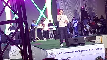 Jassil gill and baabal rai live perfomance in grd imt college , dehradun