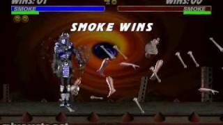 Mortal Kombat 3 - Fatality 2 - Smoke