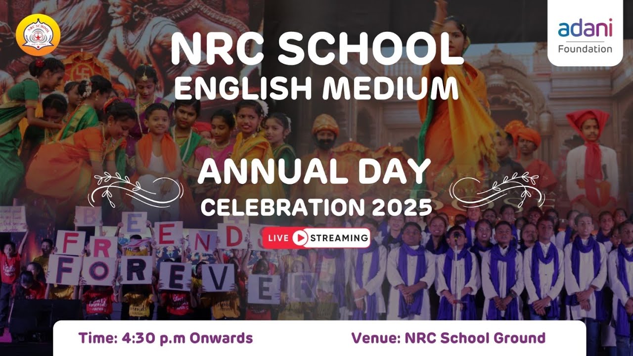 🎉 NRC School – Annual Day Celebration 2025 (Live Streaming) 🎉
