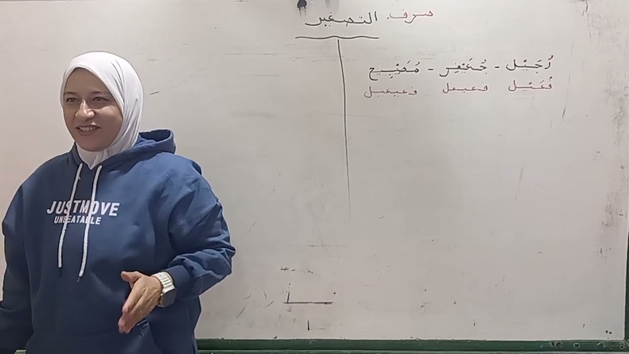 التصغير (الجزء الأول)  تعريفه وأغراضه وشروطه صرف الصف الثاني الثانوي الأزهري ترم ثاني قناة الياسمين