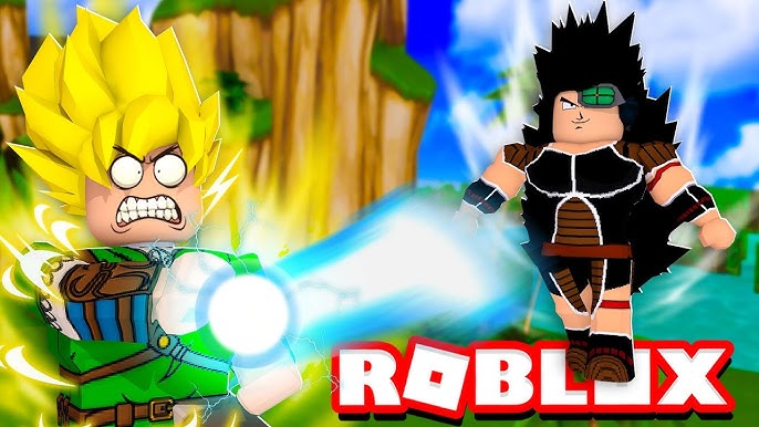 VIREI SUPER SAIYAJIN E LUTEI COM GORILAS NO ROBLOX!! 