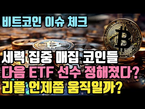   큰손들이 본격적으로 움직입니다 비트코인 리플 솔라나 비트코인etf 비트코인가격 비트코인전망 크립토 블라블라