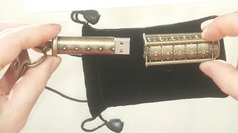 TECH TUESDAY! "Da Vinci" Cryptex locking USB stick review