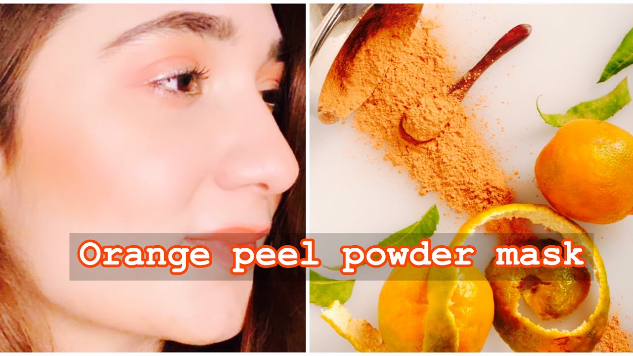 Orange Peel Powder Face Mask For Glowing Skin Trying Merium Pervaiz