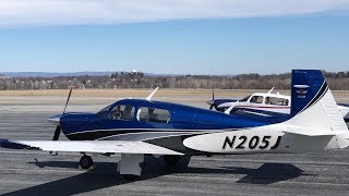 Mooney M20J 205 SE Flight to Mooney Pilot Lunch at KRDG