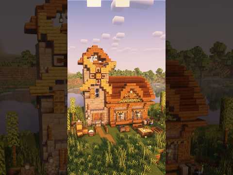 初心者でもおしゃれな家を建築!? #マイクラ建築  #マイクラ #minecraft #shorts