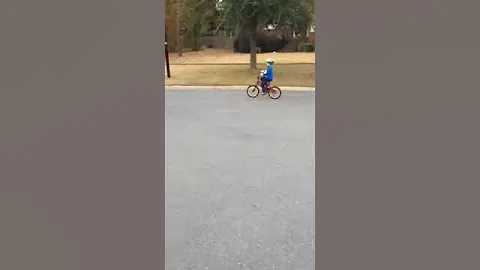Nate bike riding