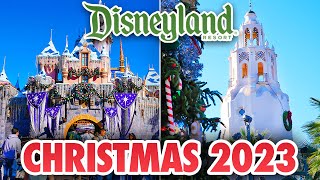 Disneyland & California Adventure Christmas Walkthrough 2023  Both Parks at the Disneyland Resort