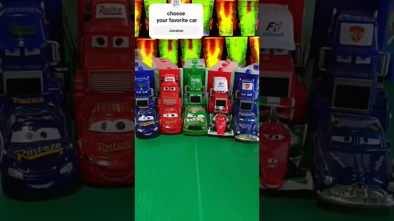 Disney Pixar Cars, McQueen Truck Container, Toys 