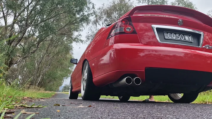 Ls1 Vy SS 3inch X Force exhaust system with rear muffler delete!!