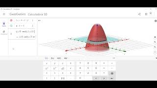 02.2 Dominio de una función multivariable con Geogebra 3D