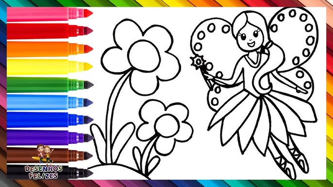 VIDEO DE CRIANÇA - COLORIR CASTELO DA PRINCESA DESENHOS ANIMADOS, MUSICA  INFANTIL