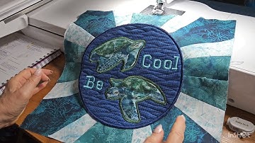 Babylock  Solaris 3 (Vision) Journey-How To-Compact Digital  Dual Feed foot to attach my design