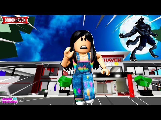 🐺 LOBISOMEM no ACAMPAMENTO BROOKHAVEN (Roblox) 