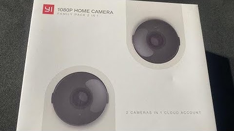 Hướng dẫn cài đặt Camera YI Home 1080P - App Yihome - Đàm thoại 2 chiều, hình ảnh FullHD, giá rẻ.