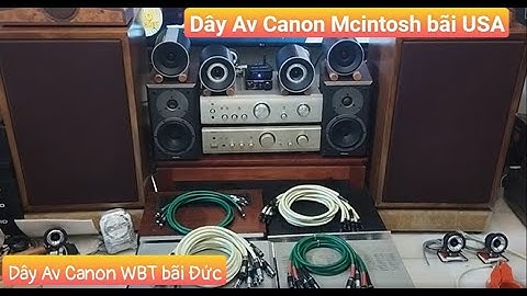 Dây Av • Dây Balance Canon đực cái bãi Đức Mỹ cao cấp