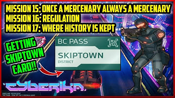 Killing Regulators and Getting Skiptown Card!! | Cyberika: Action Cyberpunk RPG "Story Missions" #9