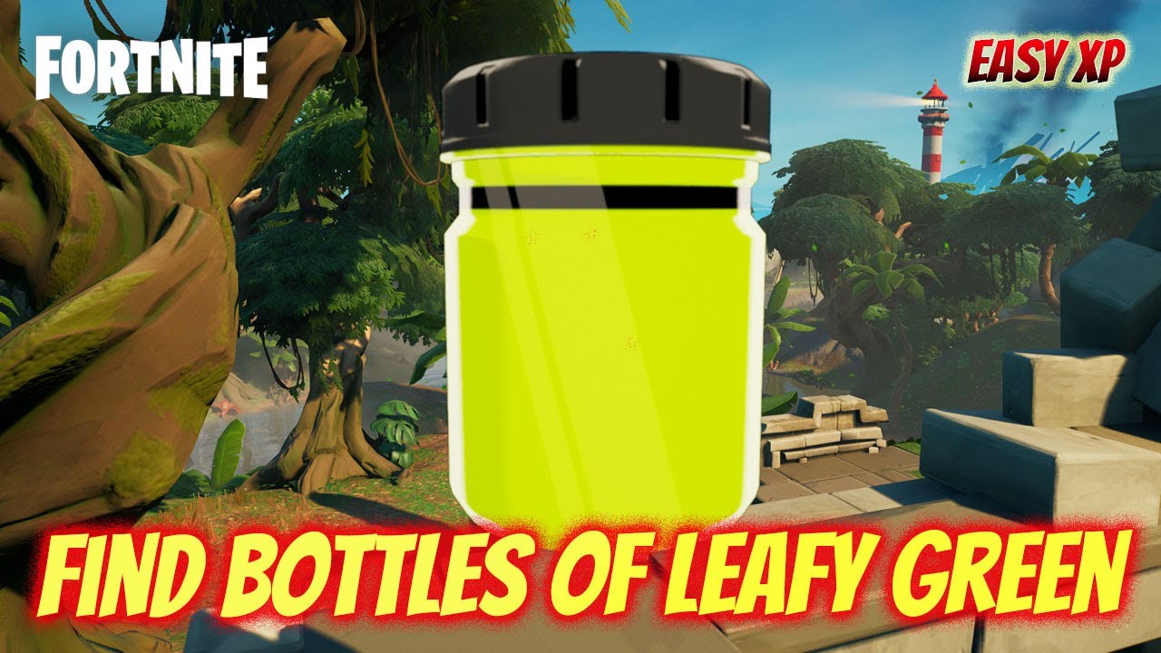 Find Bottles Of Leafy Green In Stealthy Stronghold