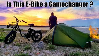 EBikepacking Adventure  Beach Camping with Fiido T1